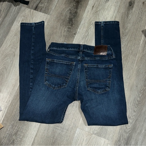 Hollister Dark Blue Skinny Fit Jeans - Picture 4 of 5